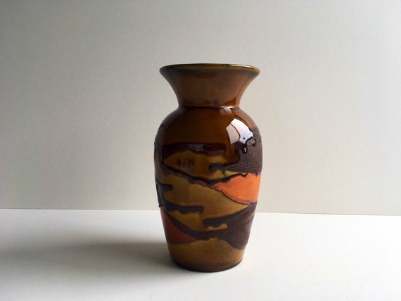Royal Haeger Vase Earth Warp Etsy