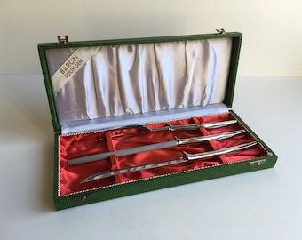 Vintage Cutlery, Carving Set, Solingen.