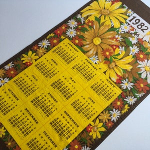 Vintage Kitchen Towel, 1982.