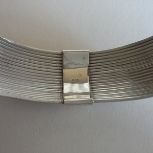 Mid Century Sterling Silver Cuff Bracelet. image 4