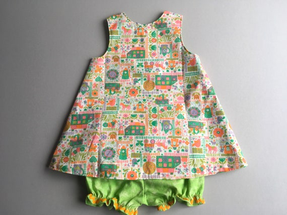 Eco Friendly Handmade Dress. Size 18-24 months. - image 3
