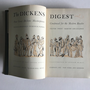Vintage Book, The Dickens Digest.