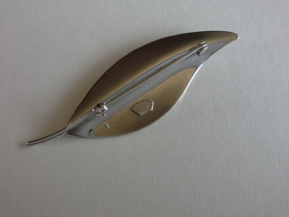 Mid Century Sterling Silver Van Dell Brooch. - image 4