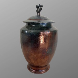 Urne Funéraire En Raku Bleue - Etsy