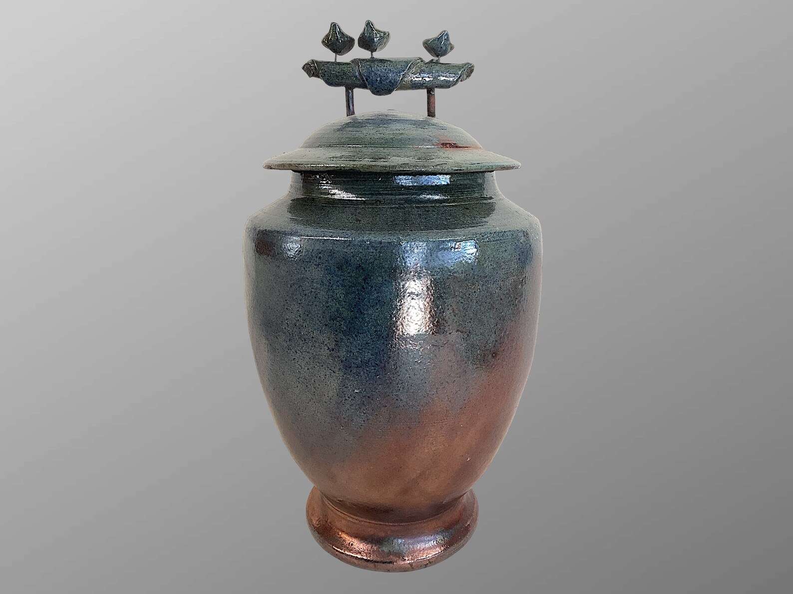 Urne Funéraire En Raku Bleue - Etsy