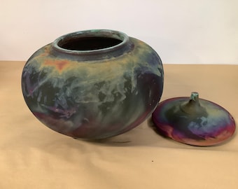 urne funéraire double en raku