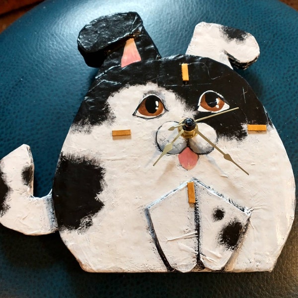 Dog Clock Etsy