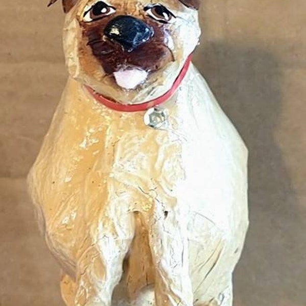 Paper Mache Dog Etsy