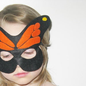 PDF PATTERN Butterfly felt mask sewing tutorial instruction DIY handmade costume accessory for girl woman Dress up play Instant dawnload image 4