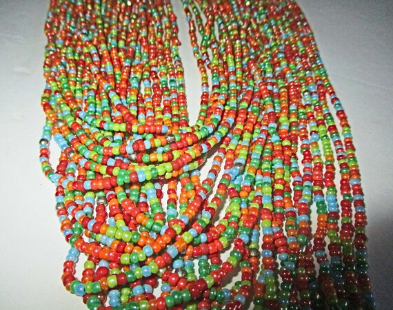 Multi-stranded Beaded Necklace, Chokers, Necklace… - image 5