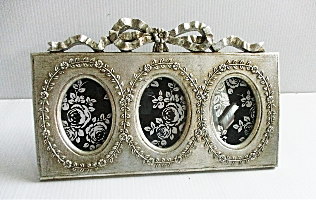 Vintage Picture Frames in Silver Tone, Original Condition, Victorian