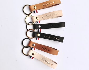 FATHER'S DAY OFFER / Keyring / leather keyring / Léonny Cha / gift