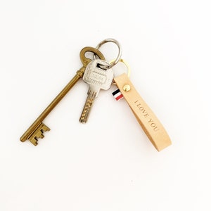 FATHER'S DAY OFFER / Keyring / leather keyring / Léonny Cha / gift image 9