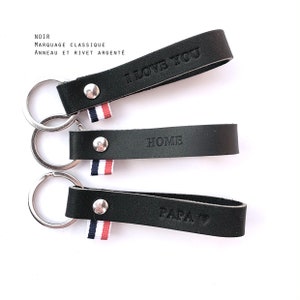 FATHER'S DAY OFFER / Keyring / leather keyring / Léonny Cha / gift image 8