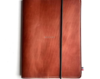 Leather Health Record Cover – Personalized