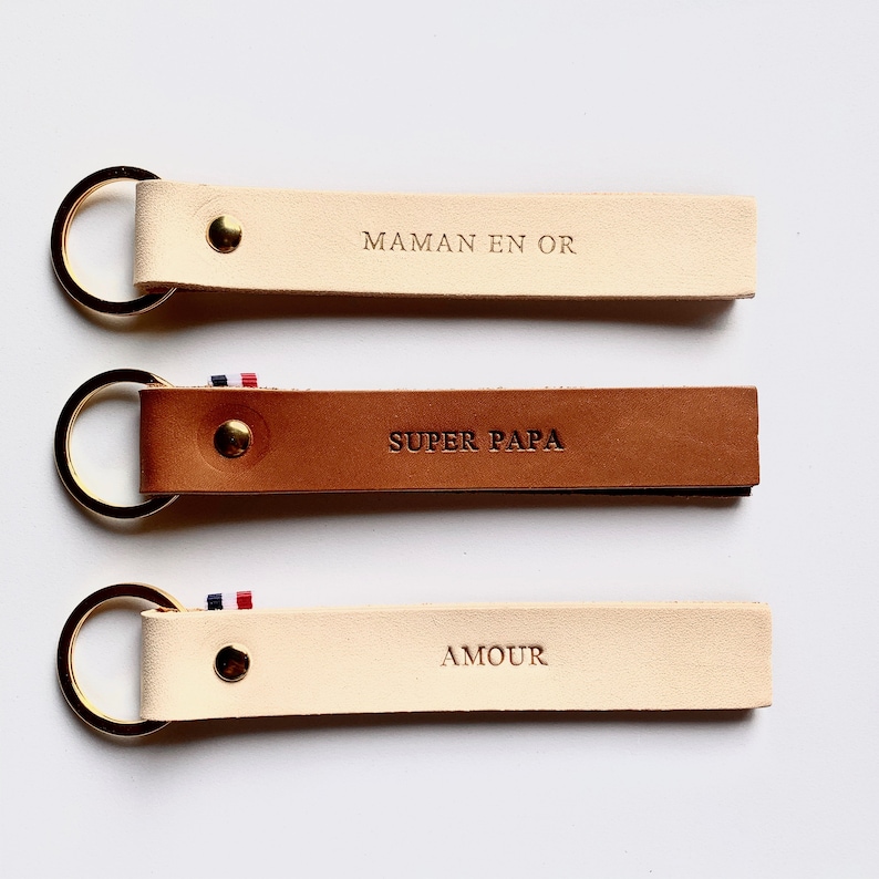 LeonnyCha – Porte-clé en cuir personnalisé Maman LeonnyCha – Porte-clé en cuir personnalisé Maman