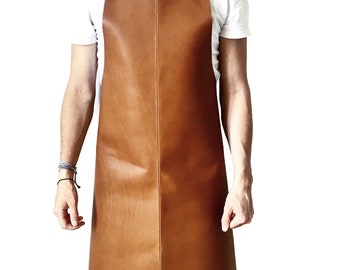 Leather Apron / Leather / Handcrafted apron / Leonny Cha.