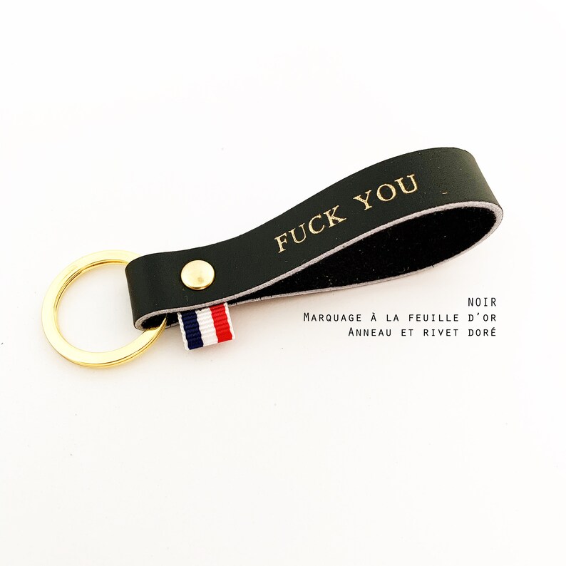 FATHER'S DAY OFFER / Keyring / leather keyring / Léonny Cha / gift image 7