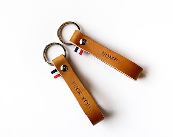 FATHER'S DAY OFFER / Keyring / leather keyring / Léonny Cha / gift