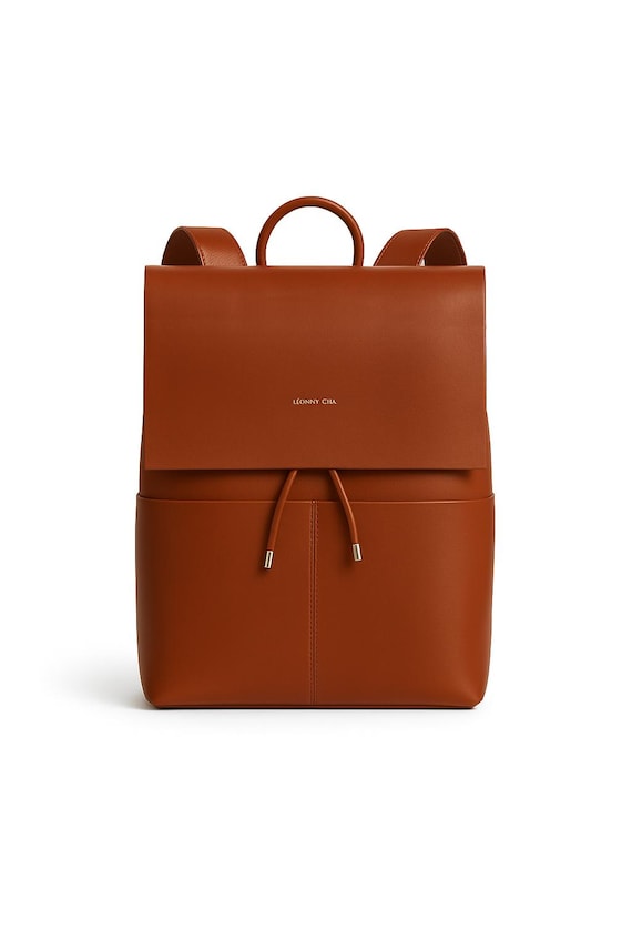 Handmade Leather Backpack – Elegant, Durable & Minimalist  display picture 2
