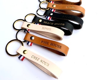 FATHER'S DAY OFFER / Keyring / leather keyring / Léonny Cha / gift