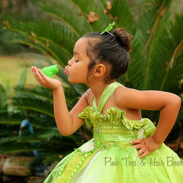 Princess Tiana Dress- Princess and the frog costume- Princess Tiana  tutu dress
