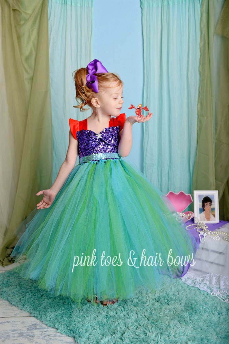 little mermaid tutu dress