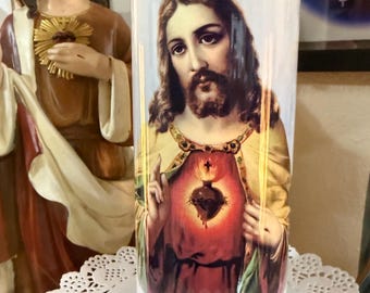 Catholic | Jesus Sacred Heart 12 Promises | Insulated Stainless Steel Tumbler | Hot or Cold