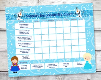 Elsa Sticker Chart