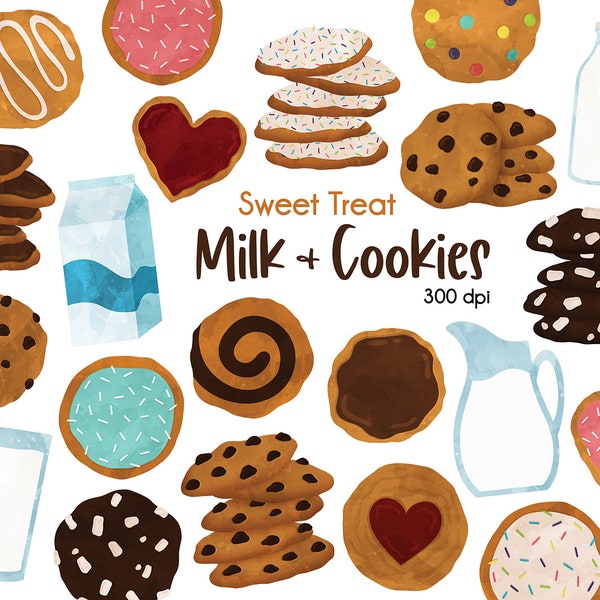 Cookies Clip Art - Etsy