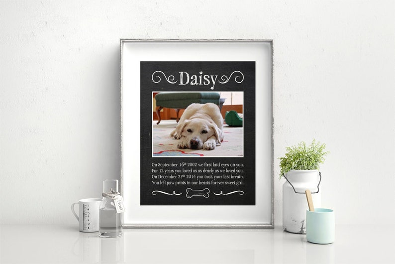 Pet loss gift pet memorial gift personalized dog lover