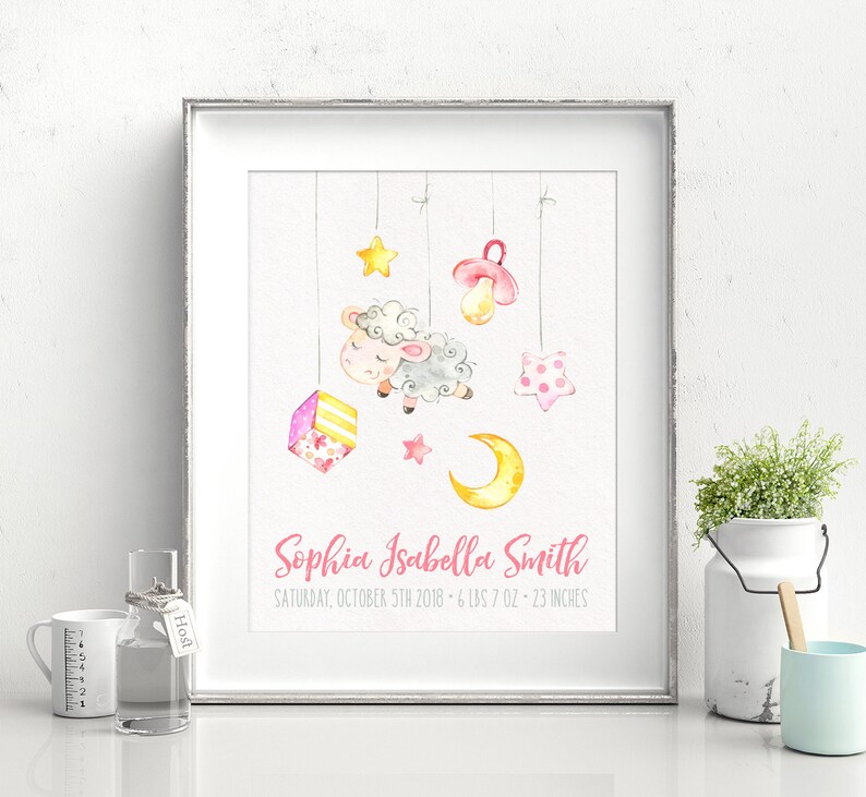Girl Nursery Decor Art Nursery Art Decor Baby Shower Gift Etsy
