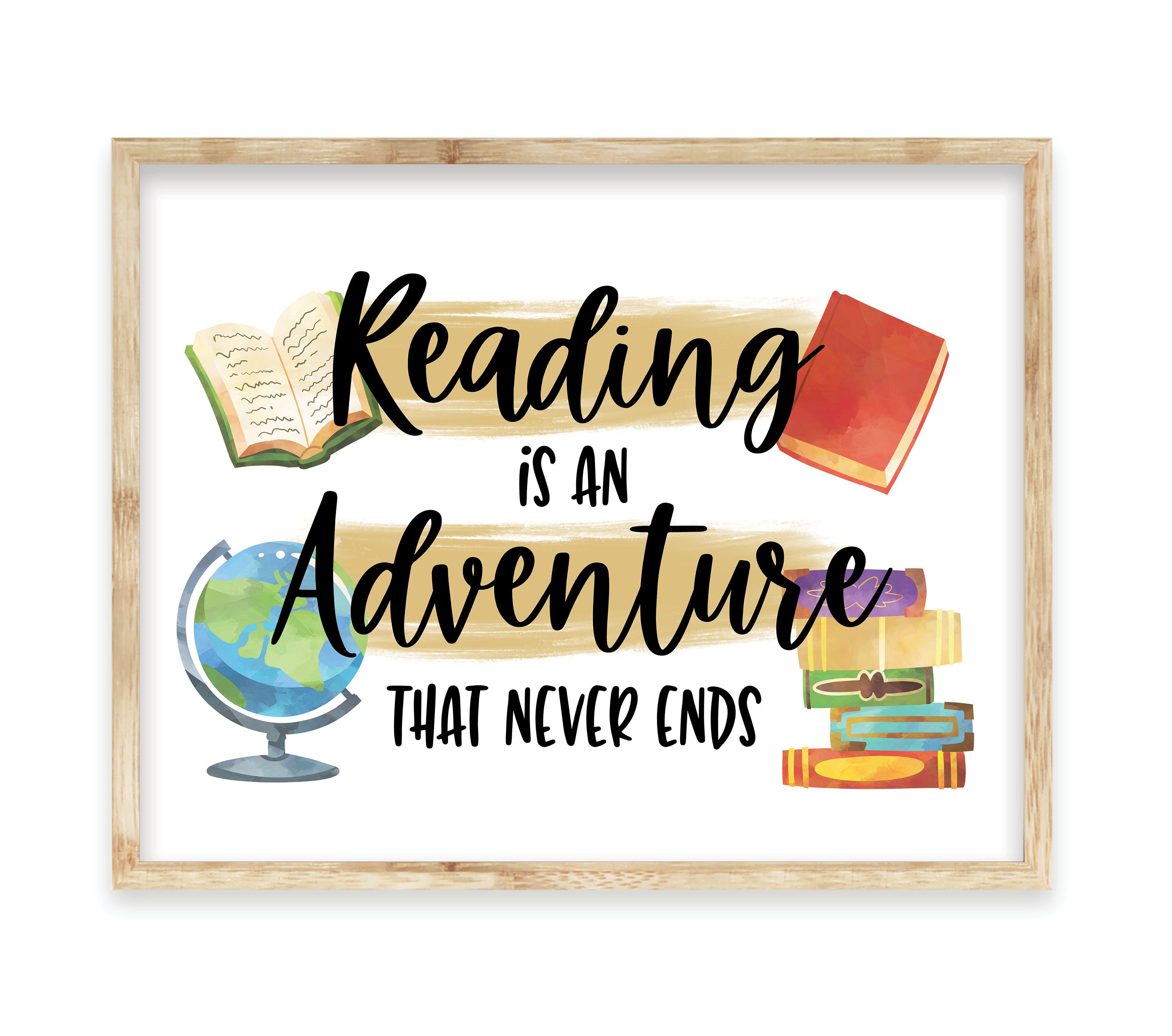 Reading Adventure, Classroom Decor, Classroom Inspiration Sign, Quote  Classroom Door, Library Decor, Reading Sign PRINTABLE - Etsy UK