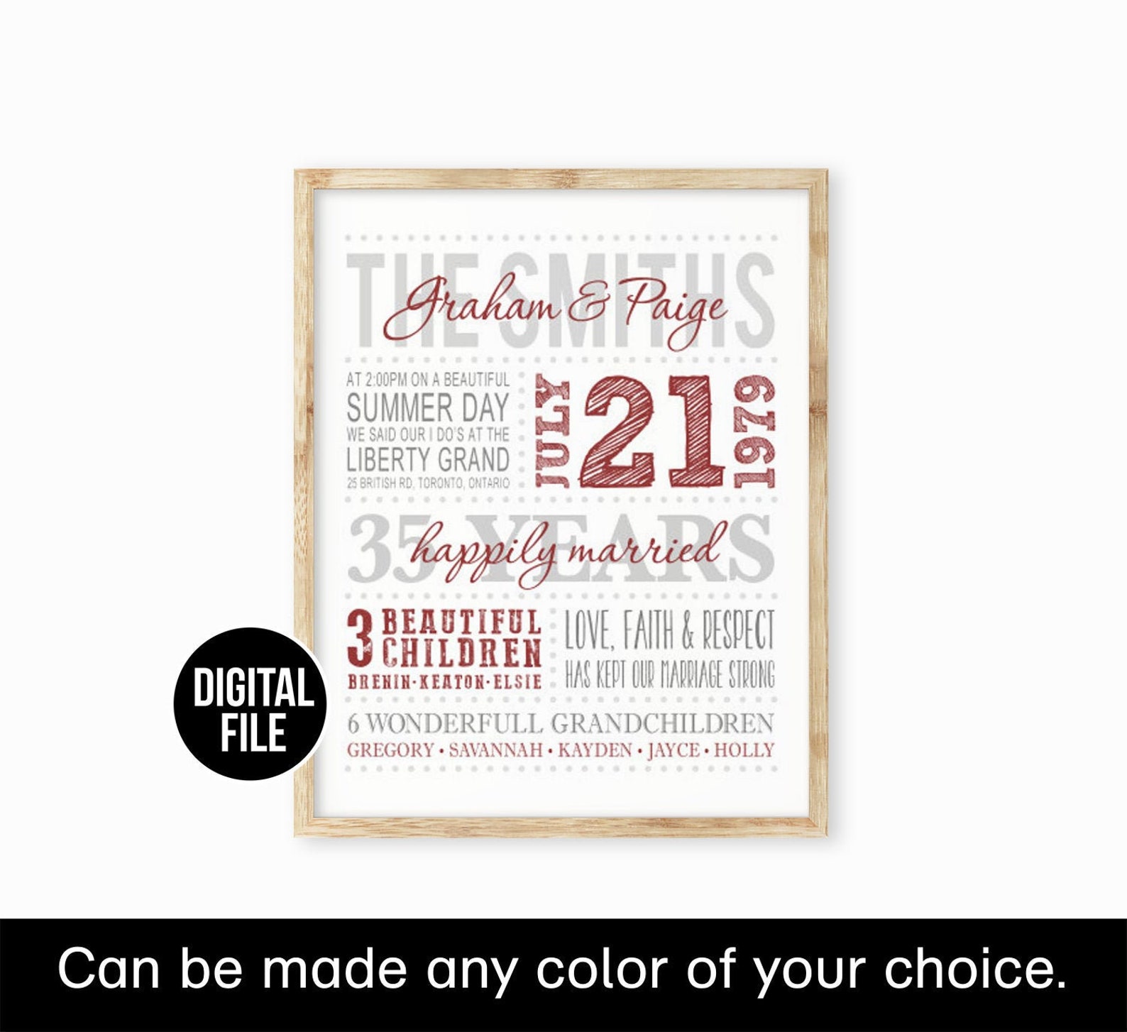 Best Wedding Anniversary Gifts Anniversary Husband Etsy