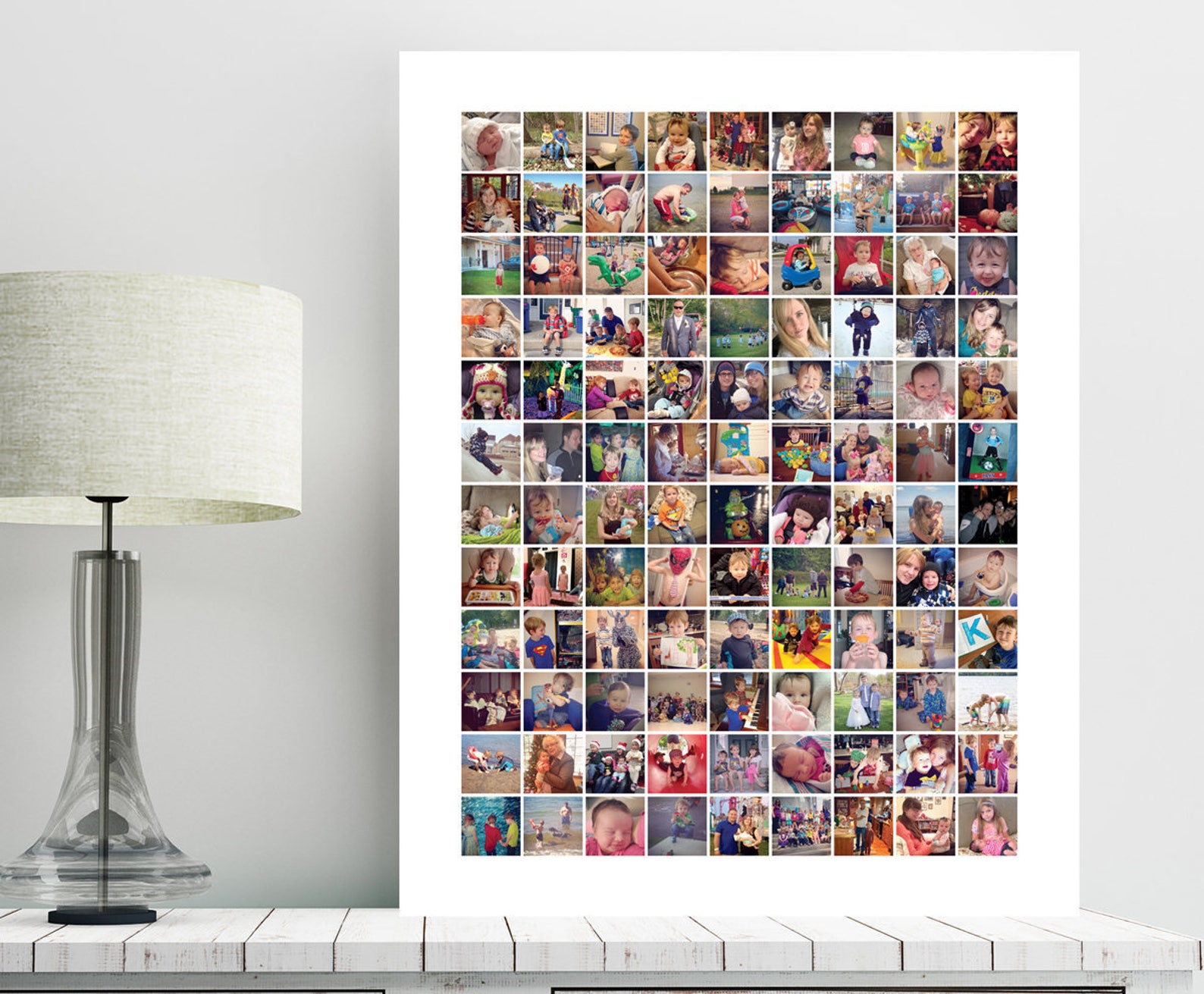 Instagram Collage Instagram photo collage Anniversary gift Etsy