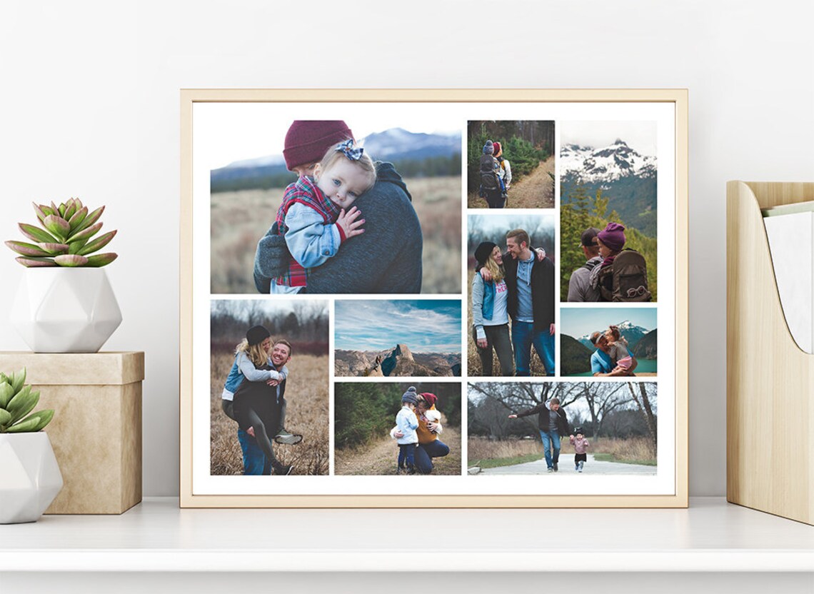 Photo Collage Gifts for Her Photo Display Anniversary gift Etsy