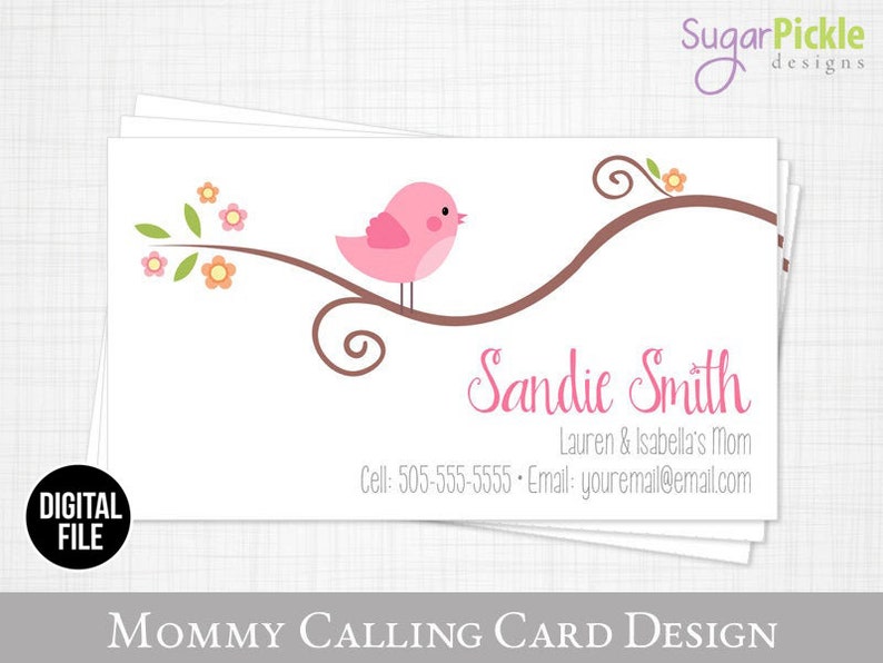 printable-mommy-calling-cards-personalized-floral-cards-etsy