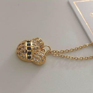 Mickey Minnie Mouse Pendant Necklace | Gold Zircon Cartoon Jewelry | Dainty Disney Necklace Gift | Cute Birthday Jewelry for Her | Fashion C image 9