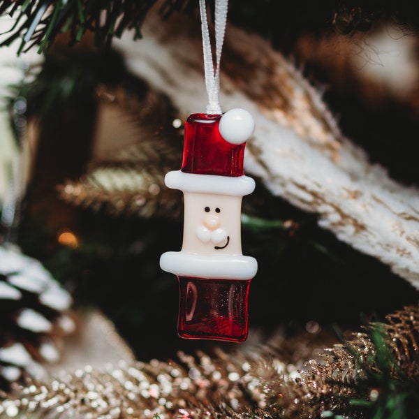 Decorative glass santa claus for hanging