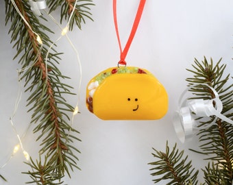 Tacos ornament to hang in Christmas tree
