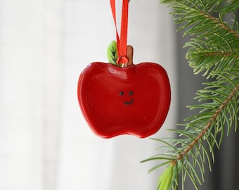 Apple ornament for Christmas tree