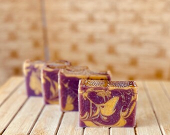 Chocolate Cashmere Soap: Spiced Cedarwood Vanilla Scent (5.5 oz)