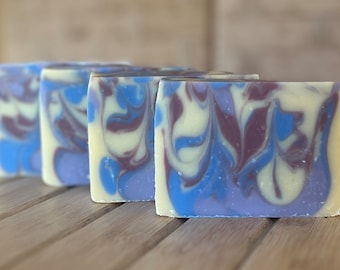 Patchouli Lavender Handmade Soap: All Natural Essential Oil Blend