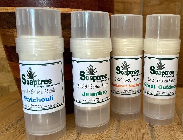 All-Natural Solid Lotion Sticks
