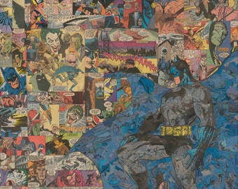 Batman Cover Collage - Giclee Print