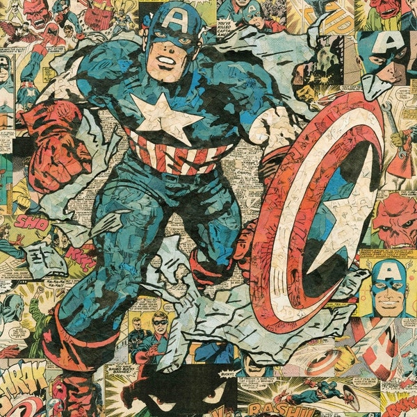 Captain America Giclee Print