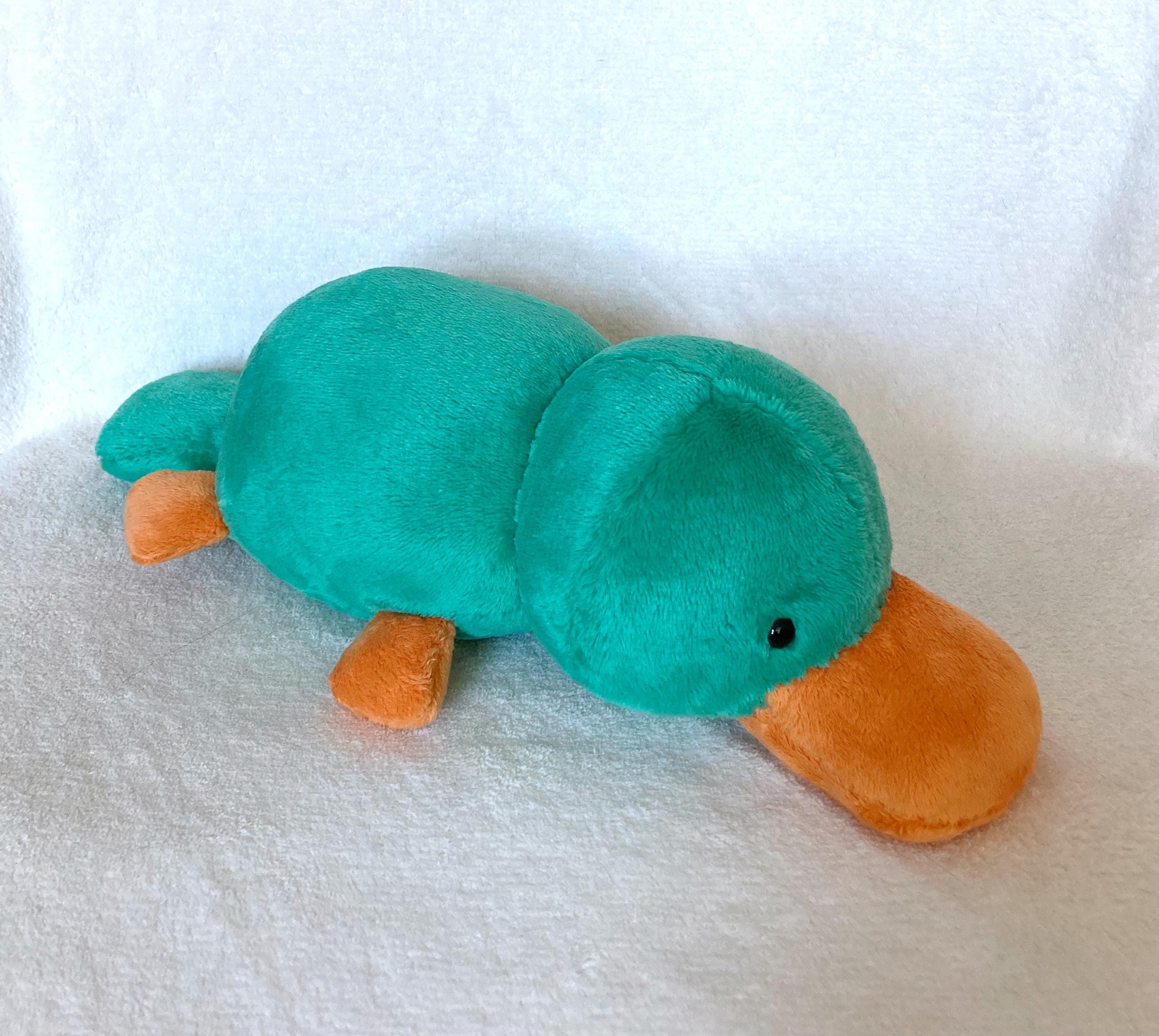 柔らかくてふわふわのカモノハシのぬいぐるみ - Etsy 日本