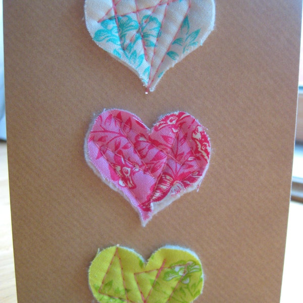 Handmade Heart Card // Anniversary Card // Love Card // I Love You Card // Birthday Card // Thank You Card // Thinking of You // Valentine