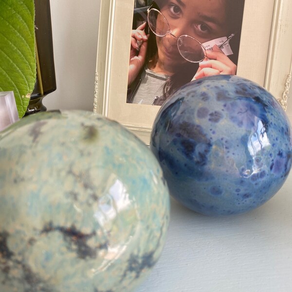 Ceramic Garden Ball Etsy