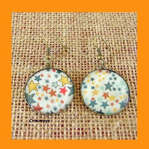 Boucles d'oreilleslberty adelajda multicolore 25 mm